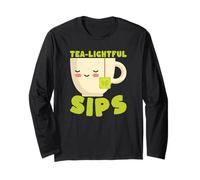 Thé léger gorgées Mignon Kawaii Amateur de thé Manche Longue