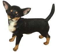 The Leonardo Collection - Chihuahua Noir et Brun Clair - Ornament - Figurine - Décoration Intérieure - Collection Animaux - Noël