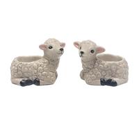 The Leonardo Collection Coquetiers fantaisie en forme de mouton pour cuisine et maison | Coquetier idéal pour le rangement des œufs | Porte-œufs durable pour un usage quotidien | Accessoire de cuisine