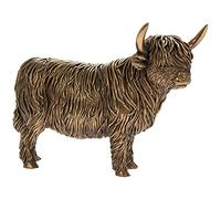 The Leonardo Collection Figurine de Vache Highland bronzée, Taille Unique
