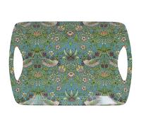 The Leonardo Collection Grand Plateau William Morris Strawberry Thief pour la Maison et la Cuisine | Plateaux durables pour collations et Repas | Plateau léger pour Servir la Nourriture | Joli Cadeau