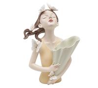 The Leonardo Collection L & P Home & Gifts Figurine Résine Papillon Chic Vase Pêche 32 cm Taille Unique
