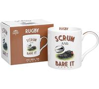 The Leonardo Collection lesser and pavey LP93570 Mug en céramique Motif rugby Multicolore 30 ml