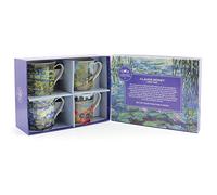 The Leonardo Collection Lesser & Pavey LP93066A Monet Lot de 4 Tasses en Porcelaine Fine Multicolore 12 x 8 x 9 cm 300 ML