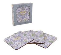 The Leonardo Collection Lodden Lot de 4 sous-Verres William Morris pour la Maison et Le Bureau | Dessous de Verre élégant pour Cuisine et Salle à Manger | sous-Verres durables pour Dessus de Table |