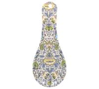 The Leonardo Collection Lodden Repose-cuillère par William Morris | Porte-ustensiles de cuisine en porcelaine | Design floral classique | Accessoire de cuisine élégant | Cadeau élégant pour la maison