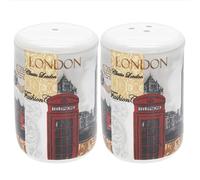 The Leonardo Collection LP94054 Ensemble salière et poivrière en porcelaine fine Motif New London