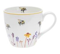 The Leonardo Collection LP94137 Tasse de petit-déjeuner Busy Bees, Chine fine, 13 x 10 x 10 cm, dans une boîte, 380 ml