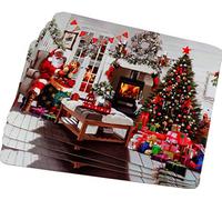 The Leonardo Collection Macneil LP52043 Lot de 4 sets de table Père Noël