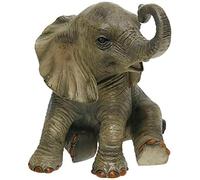 The Leonardo Collection Out of Africa Figurine éléphant en résine Multicolore Taille Unique