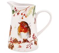 The Leonardo Collection Pichet d'hiver pour la maison et le bureau | Élégant pot à crème et à lait pour une utilisation multiple dans la cuisine | Tasse en porcelaine fine idéale pour crème, sauce et