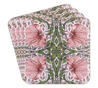The Leonardo Collection Pimpernel Lot de 4 Dessous de Verre pour Toutes Les Cuisines et Bureaux Modernes | Conçu par William Morris | Dessous de Verre pour Tous Les Types de Tasses et Tasses