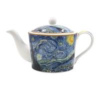 The Leonardo Collection Théière Vincent Van Gogh Van Gogh Nuit étoilée pour cuisine | Joli accessoire de cuisine pour la maison | Sans passoire pour un usage quotidien | Théière durable pour la maison