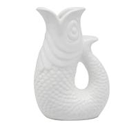 The Leonardo Collection Vase blanc en céramique ou verre pour une utilisation en cuisine | Beau pot à crème ou à lait pour les besoins quotidiens | Pichet à eau polyvalent pour la maison