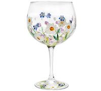 The Leonardo Collection- Verre à gin Peint à la Main | Marguerites délicates | 1 pièce - 9 x 9 x 21 cm Accessoire, LP46703, Transparent, 1 Count (Pack of 1)
