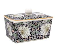 The Leonardo Collection William Morris Beurrier Pimpernel pour cuisine et maison | Beurrier avec couvercle pour garder le beurre frais | Beurre durable sans BPA pour le stockage du beurre