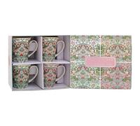 The Leonardo Collection William Morris Lustre Strawberry Thief Mugs pour la maison et la cuisine | Tasses pour thé et café | Jolie tasse pour homme et femme, Voleur de Fraises