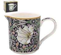 The Leonardo Collection William Morris Pichet Pimpernel pour cuisine et maison | Carafe en céramique ou en verre pour usage multiple | Beau vase à crème ou à lait pour un usage quotidien | Peut