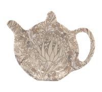 The Leonardo Collection William Morris Rangement de sachets de thé en céramique avec Motif élégant et saisonnier, Organiseur de Cuisine décoratif et attentionné