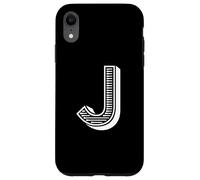 The Letter J Fun Big and Bold pour événements, équipes familiales, Groupes Coque pour iPhone XR