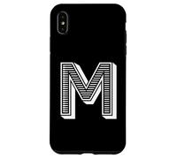 The Letter M Fun Big and Bold pour événements, équipes familiales, Groupes Coque pour iPhone XS Max