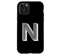 The Letter N Fun Big and Bold pour Les événements, Les équipes familiales, Les Groupes Coque pour iPhone 11 Pro