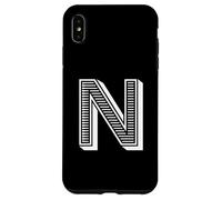 The Letter N Fun Big and Bold pour Les événements, Les équipes familiales, Les Groupes Coque pour iPhone XS Max