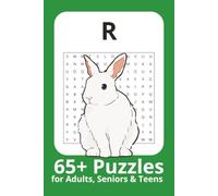The letter R Word Search: Word Searches with Easy to Read Print about Rain, Roads, Rabbits and more | 6x9 inches| 65+ puzzles . . . Gift for Vacations, Holiday and Free Times