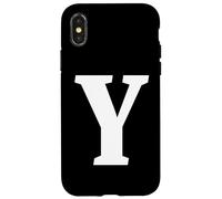 The Letter Y Fun Big and Bold pour événements, équipes familiales, Groupes Coque pour iPhone X/XS