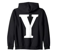 The Letter Y Fun Big and Bold pour événements, équipes familiales, Groupes Sweat à Capuche