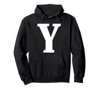 The Letter Y Fun Big and Bold pour événements, équipes familiales, Groupes Sweat à Capuche