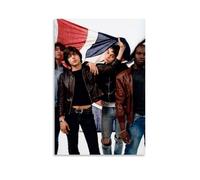 The LibertinesArt Peinture décorative imperméable et résistante aux taches pour salon, bureau, café, installation gratuite, facile à nettoyer, option cadeau préférée, style sans cadre, 40 x 61 cm