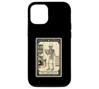 The Librarian Tarot Card - Spooky Gothic Library Books Read Coque pour iPhone 12/12 Pro