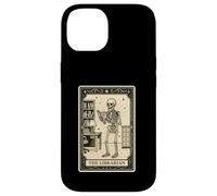 The Librarian Tarot Card - Spooky Gothic Library Books Read Coque pour iPhone 14