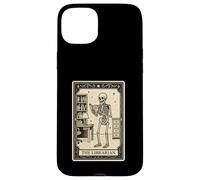 The Librarian Tarot Card - Spooky Gothic Library Books Read Coque pour iPhone 15 Plus