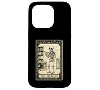 The Librarian Tarot Card - Spooky Gothic Library Books Read Coque pour iPhone 15 Pro
