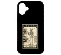 The Librarian Tarot Card - Spooky Gothic Library Books Read Coque pour iPhone 16 Plus