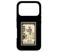 The Librarian Tarot Card - Spooky Gothic Library Books Read Coque pour iPhone 17 Pro