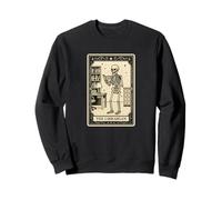 The Librarian Tarot Card - Spooky Gothic Library Books Read Sweatshirt
