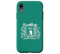 The Library is My Happy Place Bibliothécaire Style bohème Coque pour iPhone XR