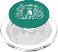 The Library is My Happy Place Bibliothécaire Style bohème PopSockets PopGrip pour MagSafe