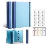 The Life Book Lot de 2 organiseurs de documents - Classeur pour documents importants, au cas où il manque des classeurs, organiseur de documents, livres de vie si je meurt relieurs pour ranger des