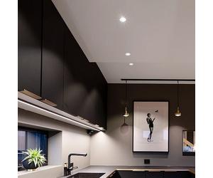 The Light Group SLC Mini One Tilt Spot de plafond encastrable, LED, SLC1200,