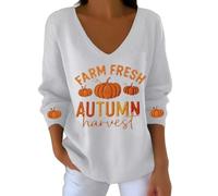 The Light is Coming Sweatshirt Halloween Pull Tricoté Femme Automne Hiver Laine Pull Élégant Uni Tricot Tricot Hiver Pull en Laine Chaud Pull Basique Col Rond / V Coton Fermeture Éclair Quarter, blanc