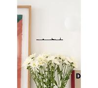 The Line - Bruxelles - Silhouette décorative murale - Skyline - 19 cm - noir