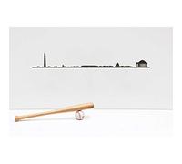 The Line City Skyline Décoration Murale Motif Silhouette Washington DC 129,25"