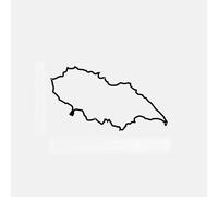 The Line - Île d'Yeu - Silhouette décorative murale - noir