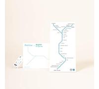 The Line - Ligne 13 - RATP - Silhouette décorative murale - Skyline - 13 cm