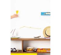 The Line - Saint-Tropez - Silhouette décorative murale - Skyline - 50 cm - or