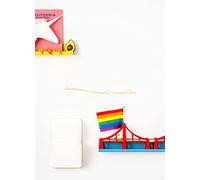 The Line - San Francisco 2 - Silhouette décorative murale - Skyline - 50 cm - or